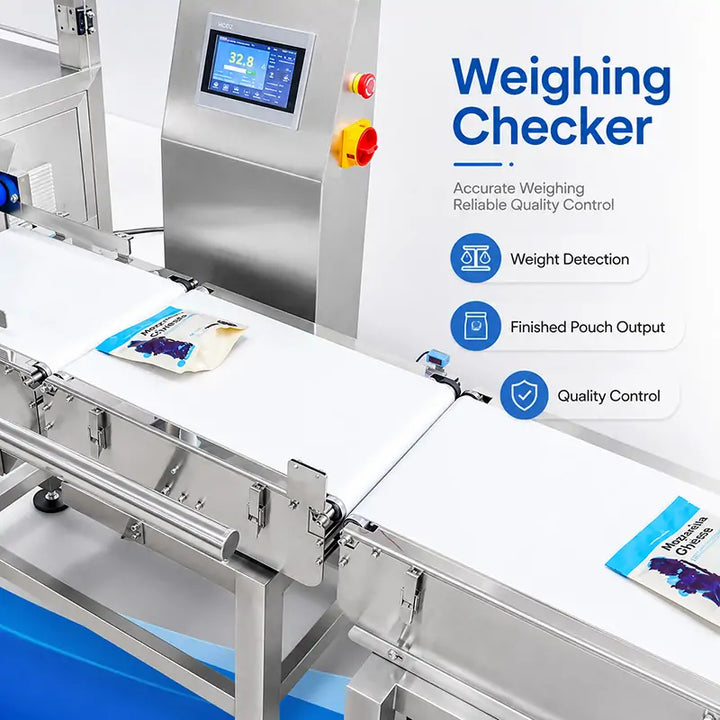 Automatic Pharmaceutical Capsule and Tablet Counting Rotary Premade Pouch Packing Machine with Checkweigher