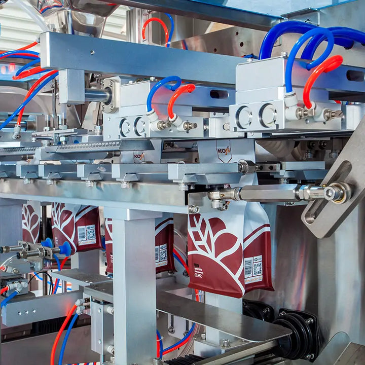 Automatic Coffee Beans Horizontal Premade Pouch Packing Machine Line with Dual 10-Head Weighers