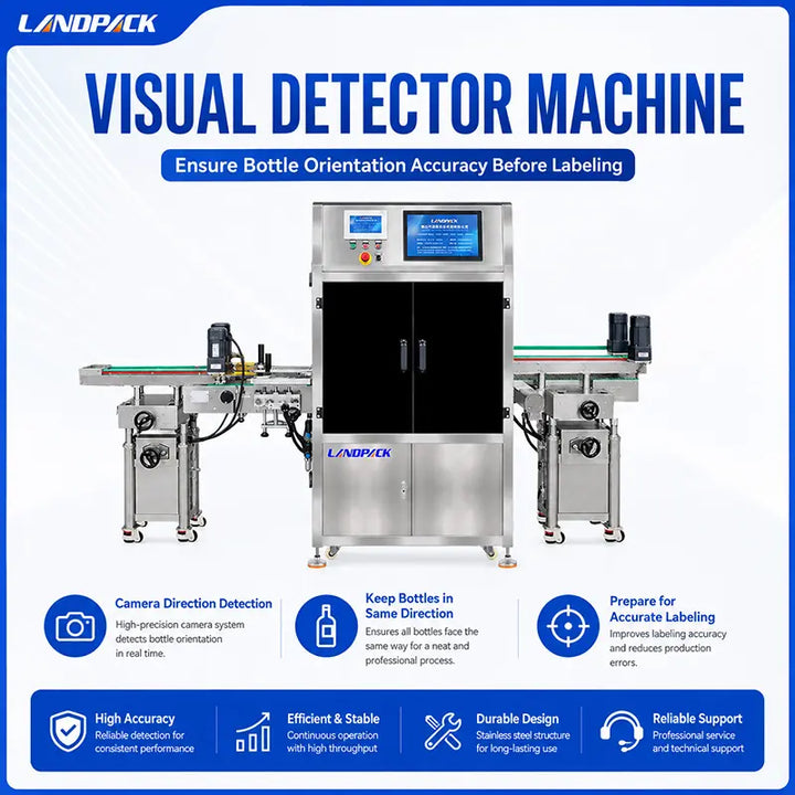 Automatic Double-Head Powder Bottle Rotary Filling Capping Labeling Line with Checkweigher and Metal Detector