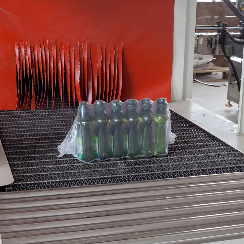 Automatic Liquid Hair Care Oil Bottle Filling Capping Labeling Line With Shrinking Machine