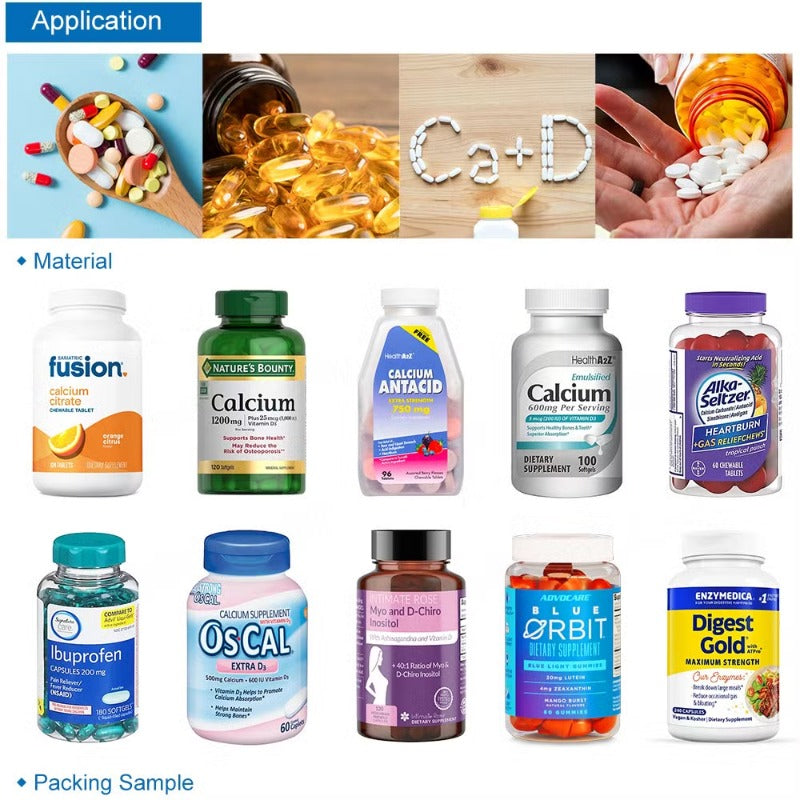 Automatic Tablet & Capsule Counting & Packing Line – High‑Speed Pharma Bottle Filler
