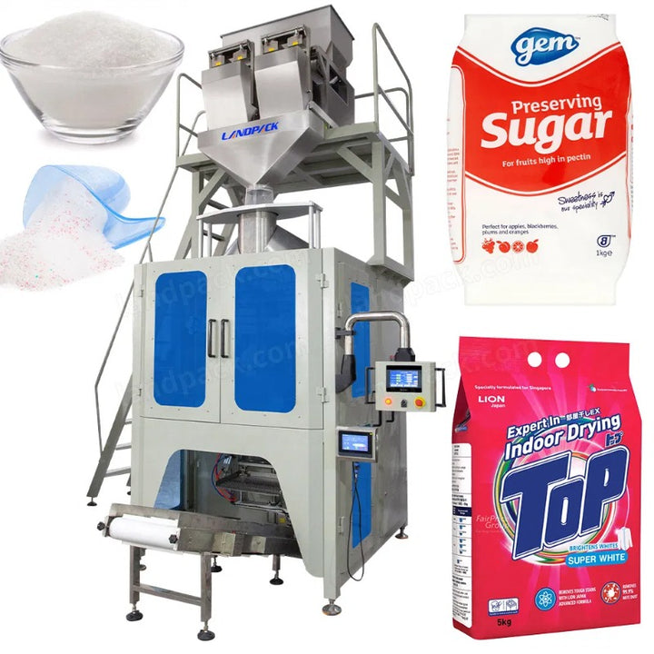 Automatic Detergent Washing Powder Gusset Bag Pouch Packing Machine