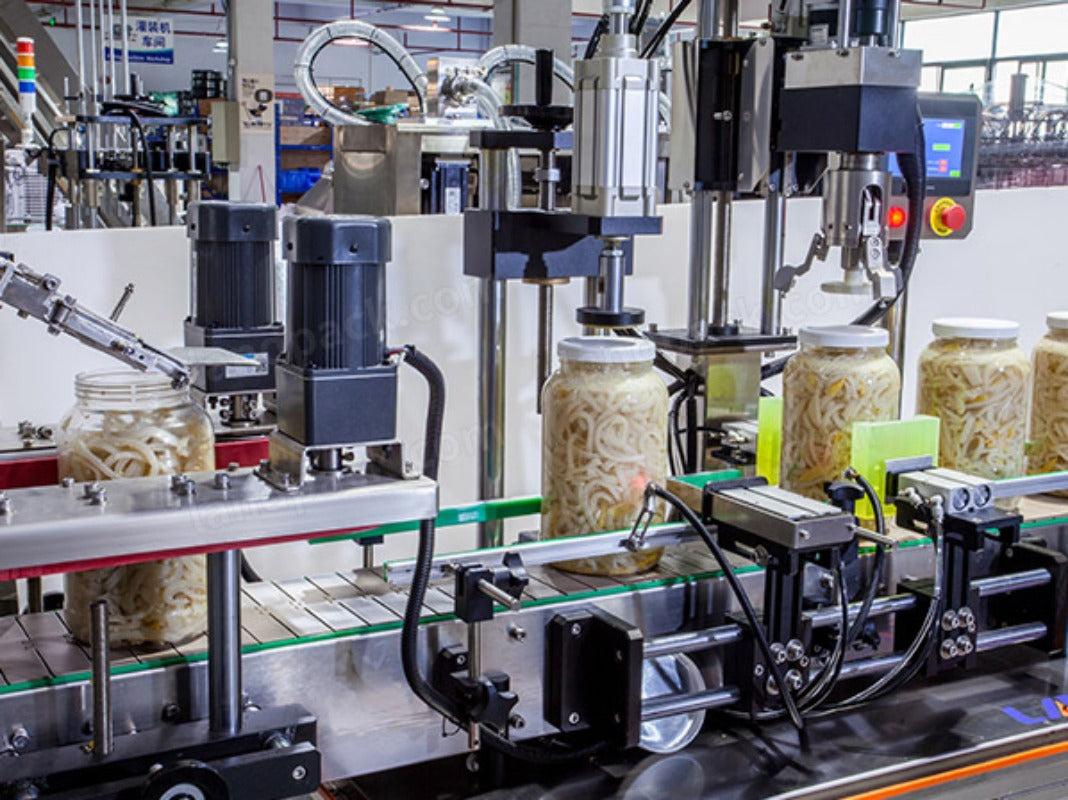 High Accuracy Granule Filling Capping Labeling Line Pickle Filling Machine
