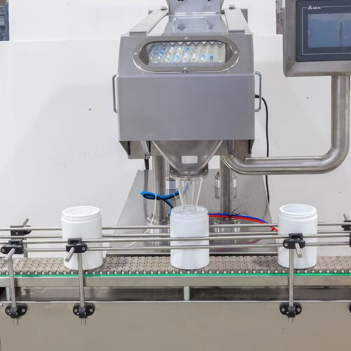 High Accuracy Gel Tablet Capsule Counting Bottling Filling Machine