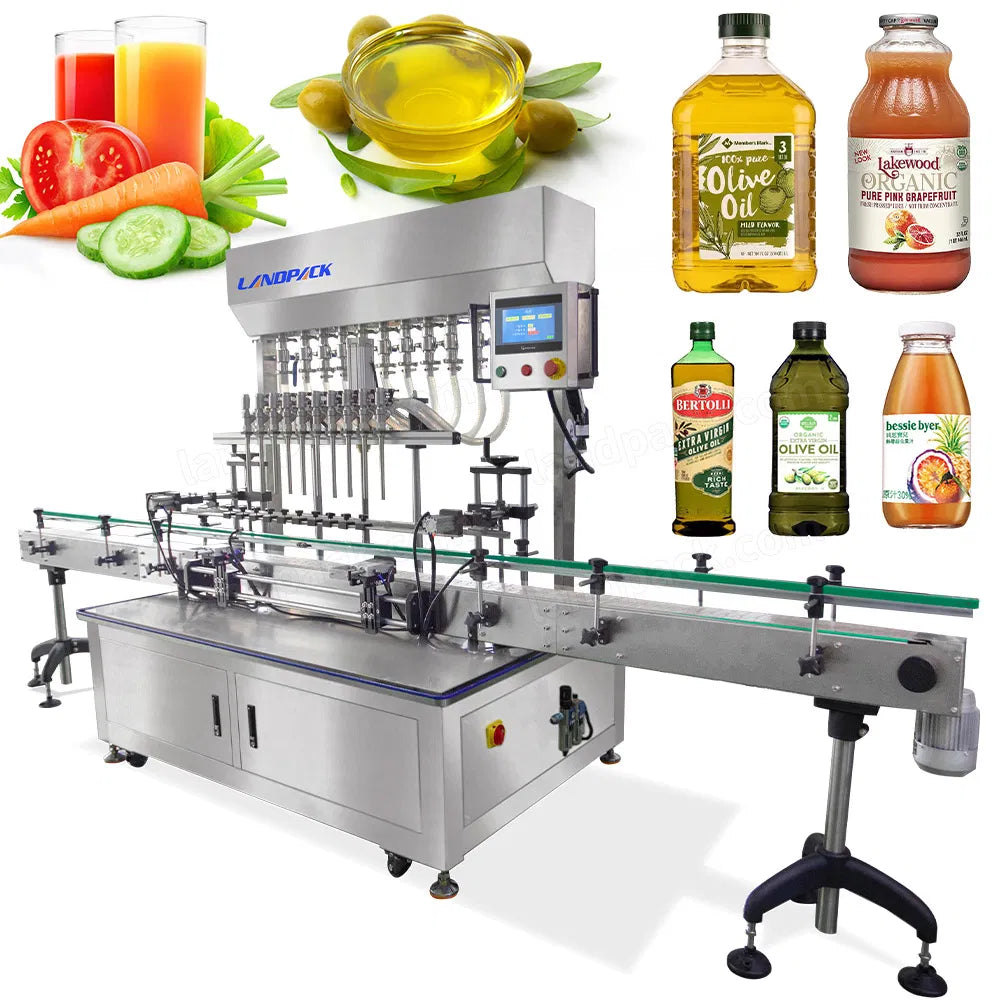 Automatic 10 Heads Plastic Bottle Ghee Filling Machine