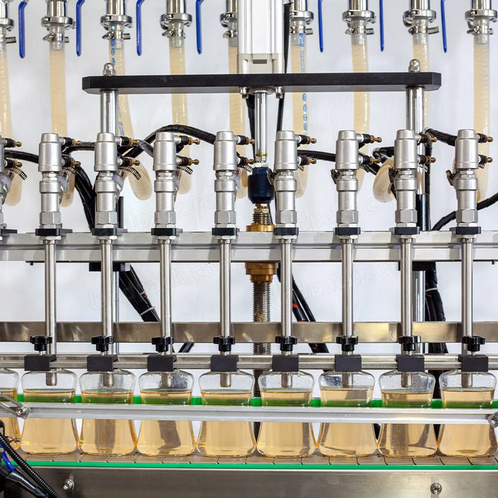 Automatic 10 Heads Plastic Bottle Ghee Filling Machine