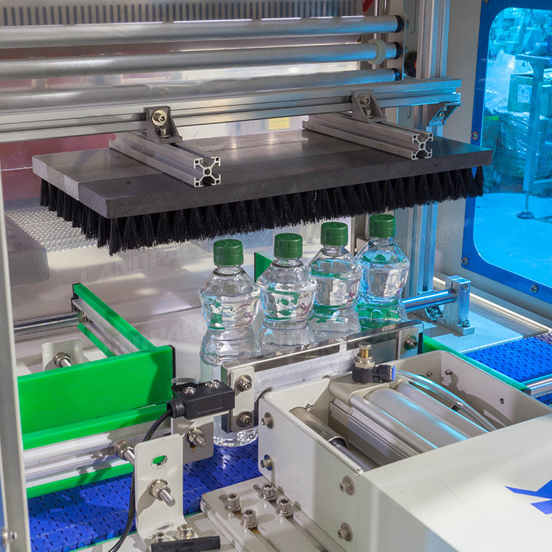 Automatic Vinegar Bottle Filling Capping and Labeling Machine Line with Shrinking Machine