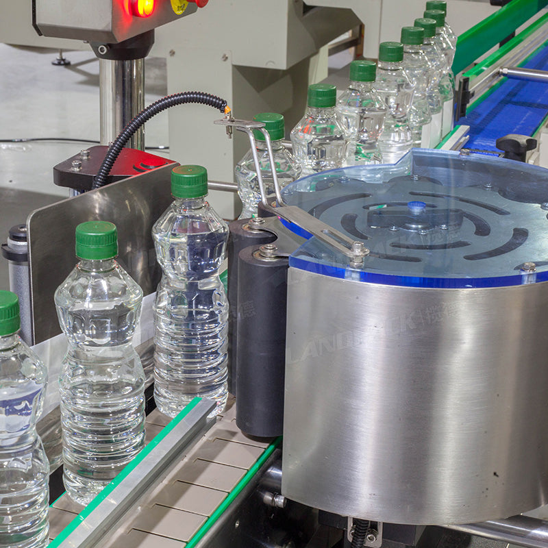 Automatic Vinegar Bottle Filling Capping and Labeling Machine Line with Shrinking Machine