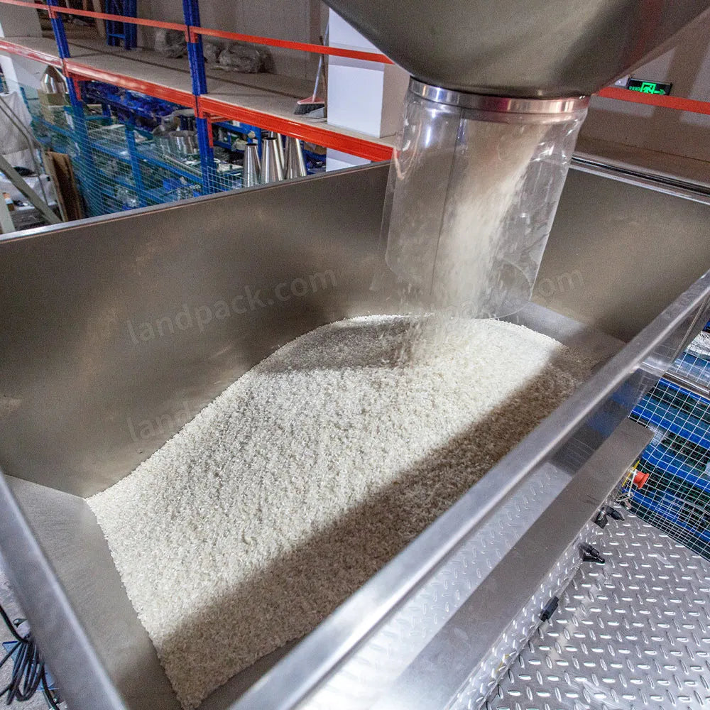 Automatic 2-Head Linear Weigher Grain Mini Doypack Premade Pouch Packing Machine