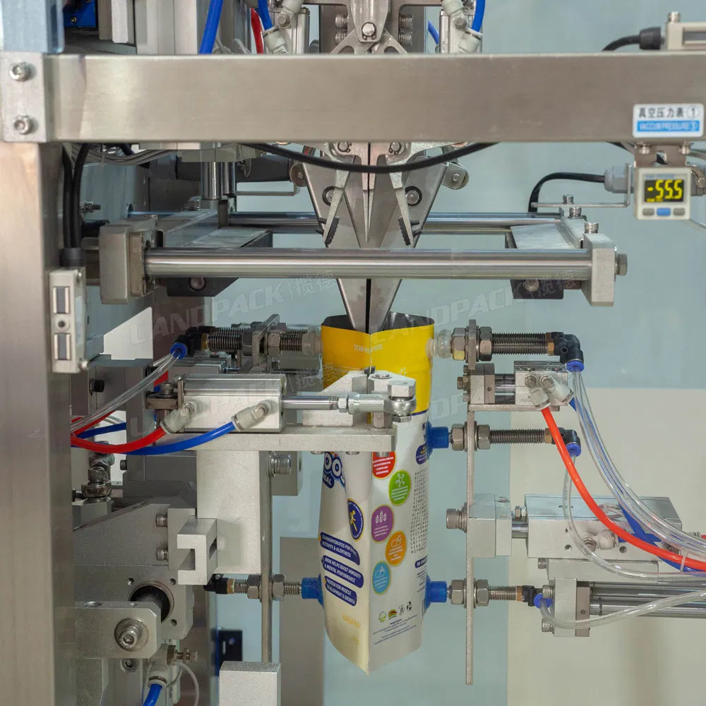 Automatic 2-Head Linear Weigher Fertilizer Mini Doypack Premade Pouch Packing Machine