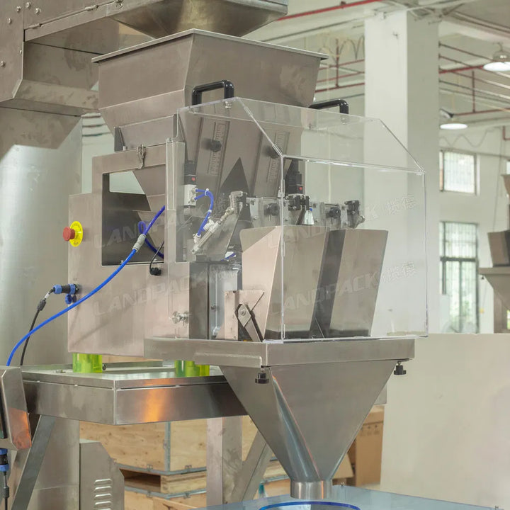 Automatic 2-Head Linear Weigher Fertilizer Mini Doypack Premade Pouch Packing Machine