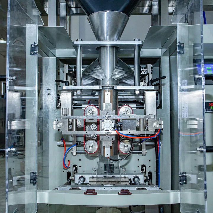 Automatic 4 Head Linear Weigher Detergent Powder Vertical Vffs Packing Machine