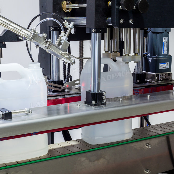 Automatic 6 Head Gear Pump Liquid Filling Machine Line