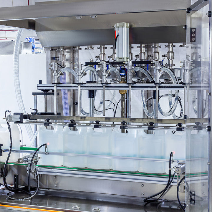 Automatic 6 Head Gear Pump Liquid Filling Machine Line