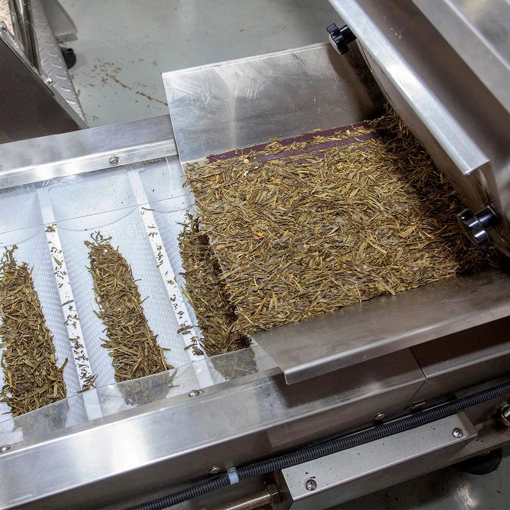 Automatic Granule Tea Leaves Bottle Filling Capping Labeling Machine Line