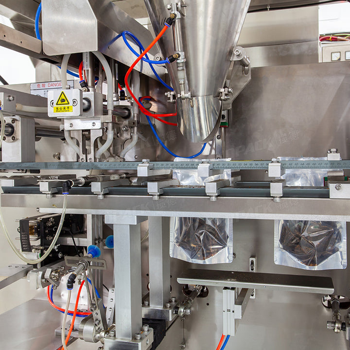 Automatic Beef Jerky Doypack Granule Packing Machine with Multi Heads Weigher