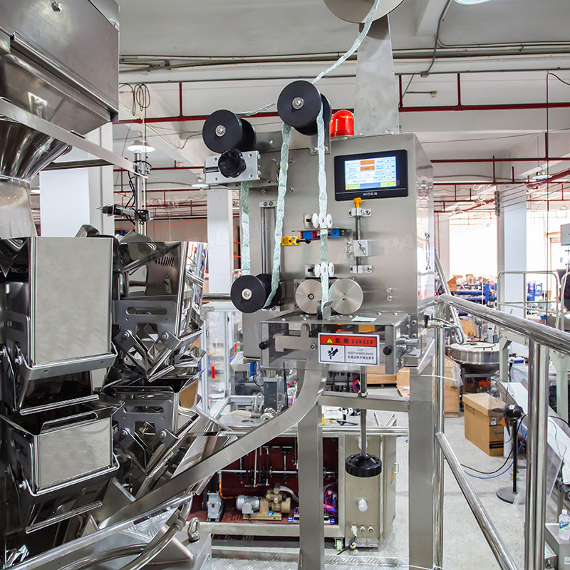 Automatic Beef Jerky Doypack Granule Packing Machine with Multi Heads Weigher