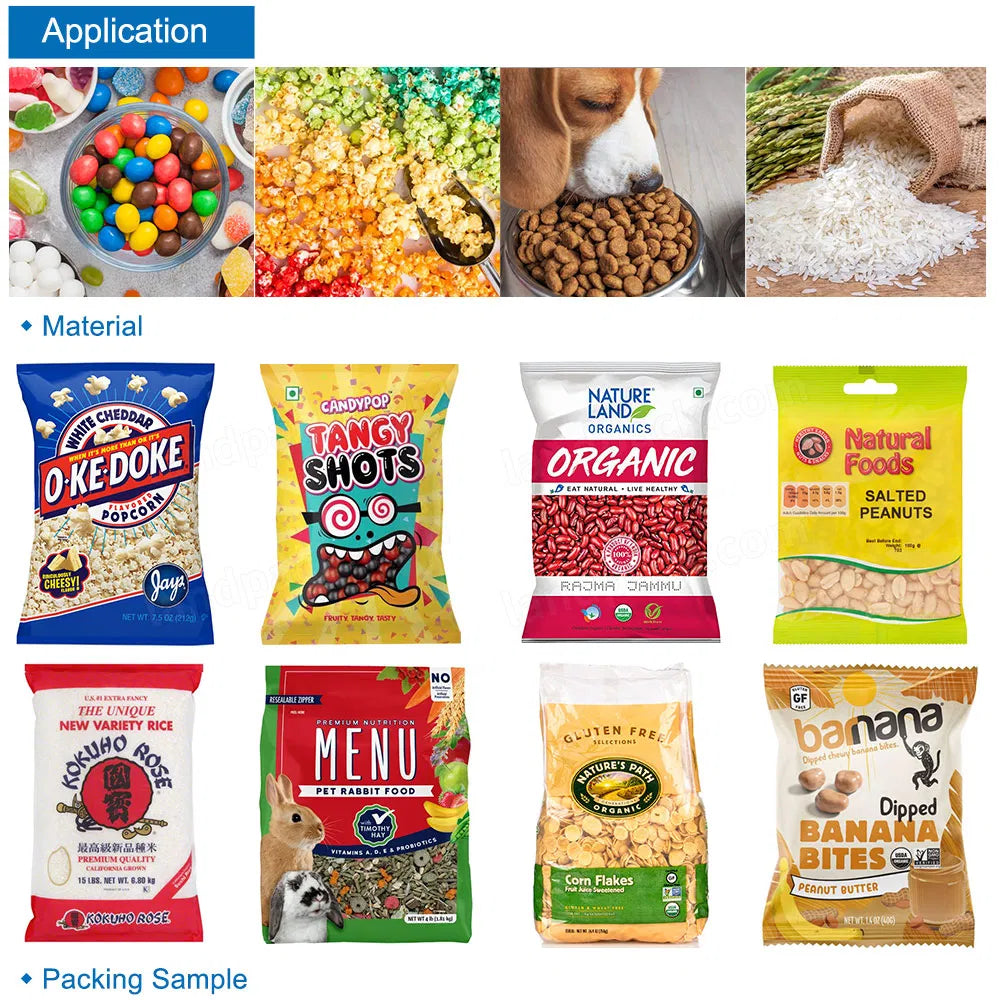 Automatic Cashew Nuts Bean Vertical Snack Food Packing Packaging Machine