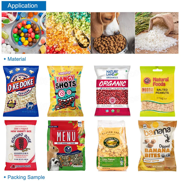 Automatic Cashew Nuts Bean Vertical Snack Food Packing Packaging Machine