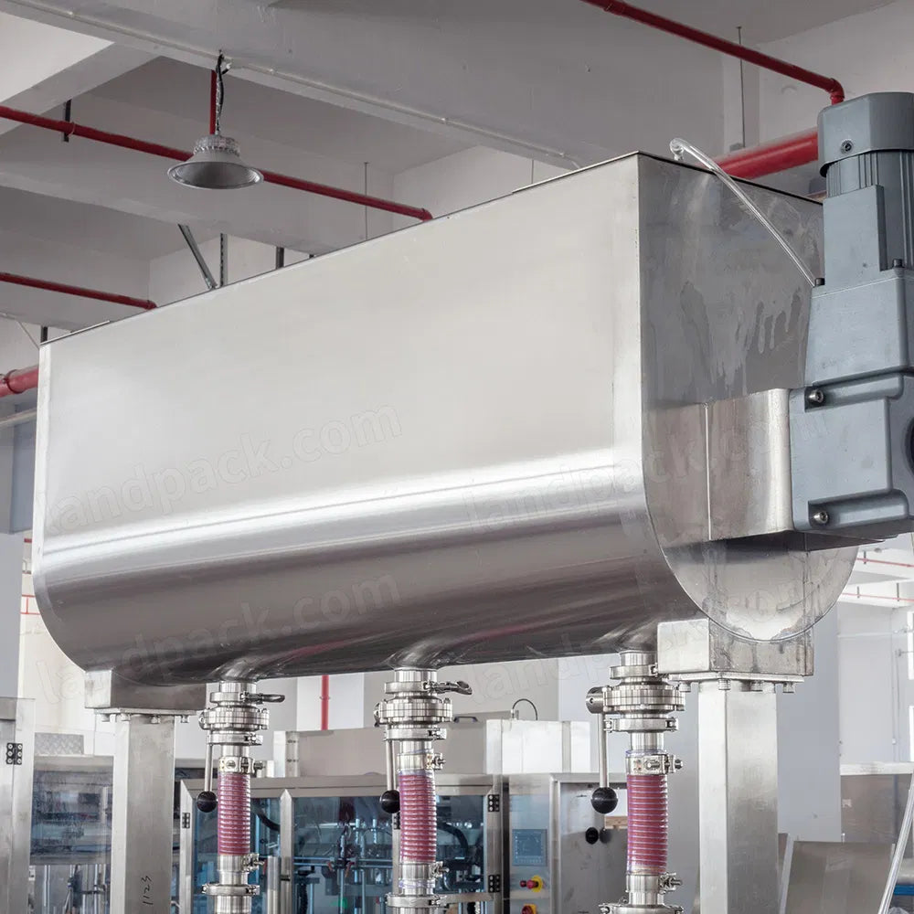 Semi-automatic Liquid Sauce Jam Bottle Filling Machine with Mixer