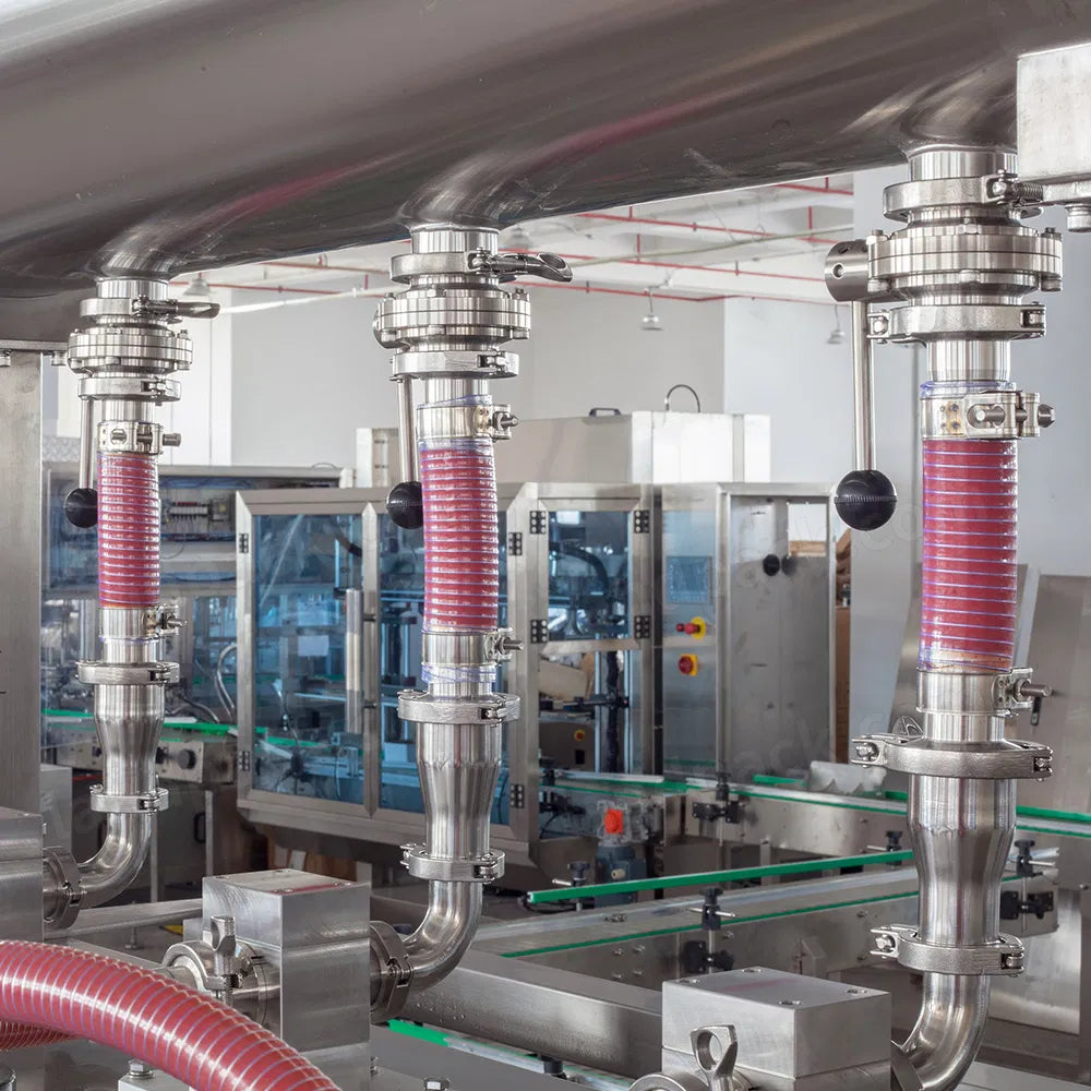 Semi-automatic Liquid Sauce Jam Bottle Filling Machine with Mixer