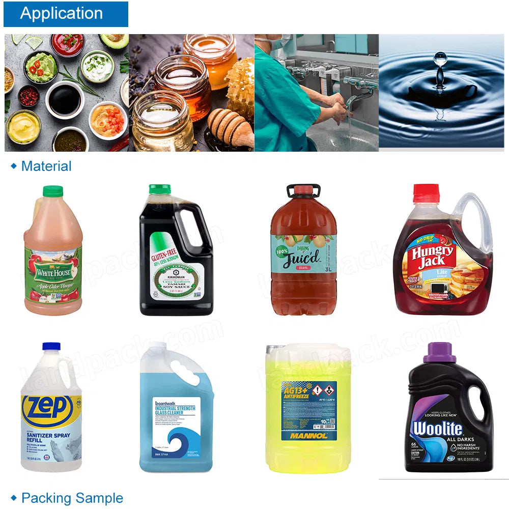 Semi-automatic Liquid Sauce Jam Bottle Filling Machine with Mixer