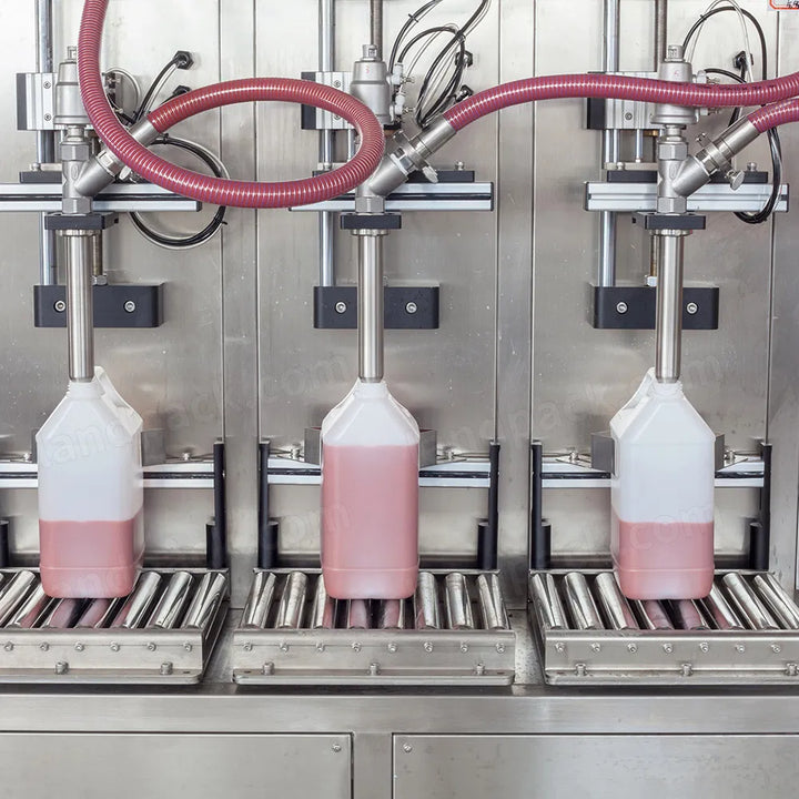 Semi-automatic Liquid Sauce Jam Bottle Filling Machine with Mixer
