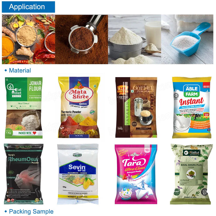 Automatic Spice Milk Powder Coffee Powder Vertical Pouch Packing Machine
