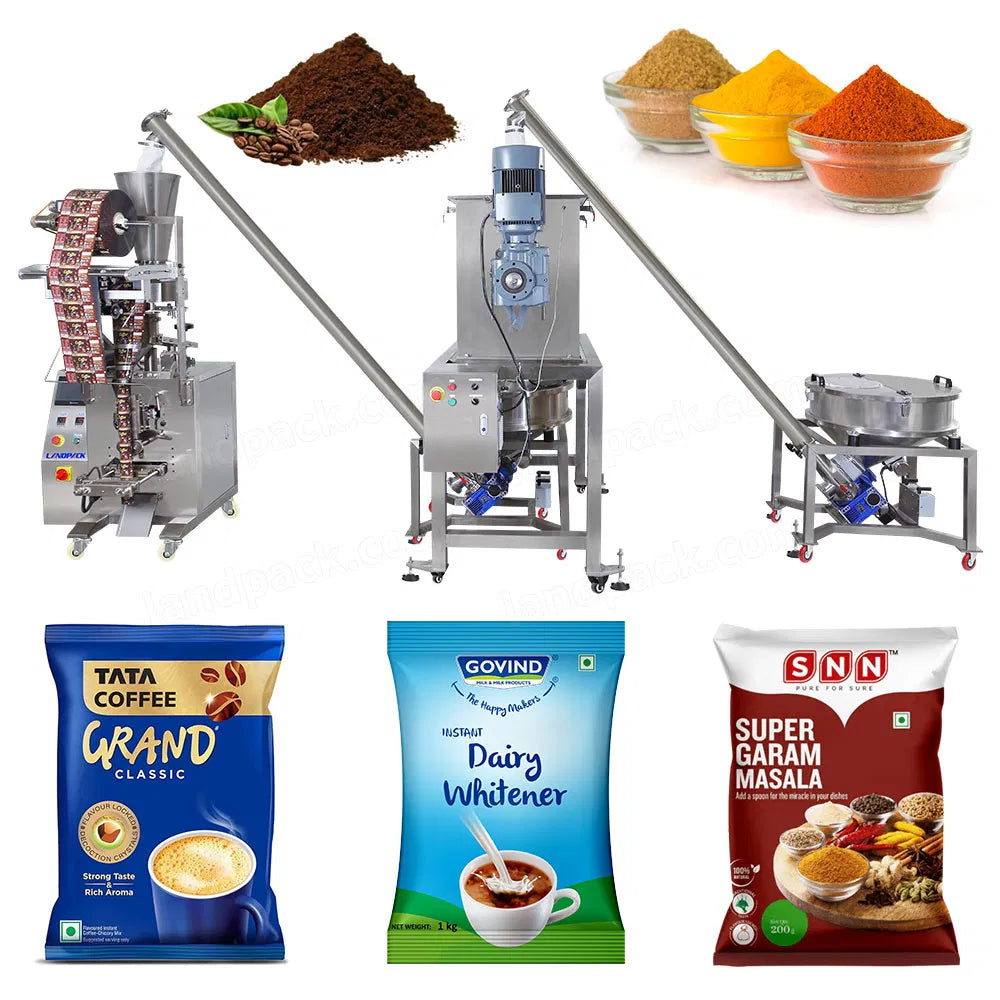 Automatic Spice Milk Powder Coffee Powder Vertical Pouch Packing Machine