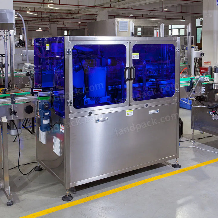Automatic Double Head Powder Tin Can Filling Machine Line