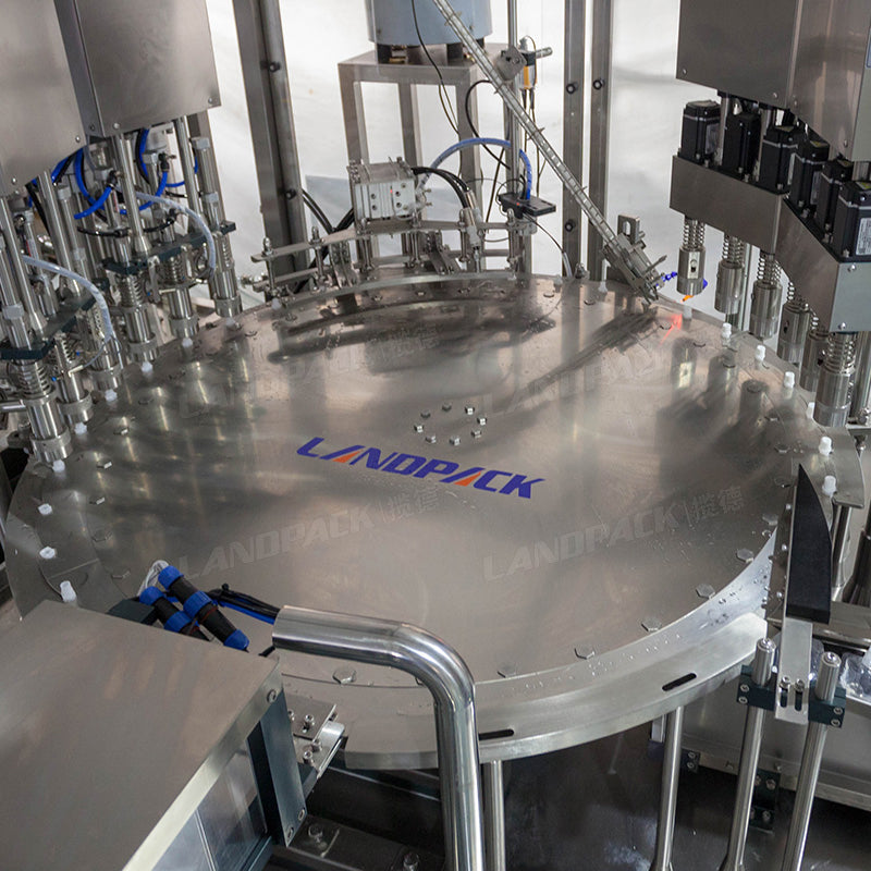 Automatic 6 Heads Spout Pouch Filling Capping Machine for Puree Sauce Fruit Juice