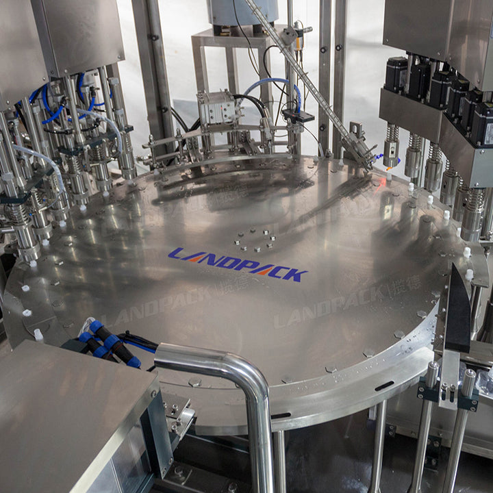 Automatic 6 Heads Spout Pouch Filling Capping Machine for Puree Sauce Fruit Juice