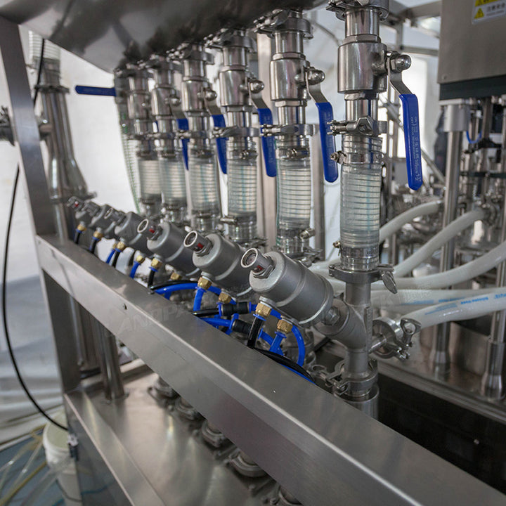 Automatic 6 Heads Spout Pouch Filling Capping Machine for Puree Sauce Fruit Juice