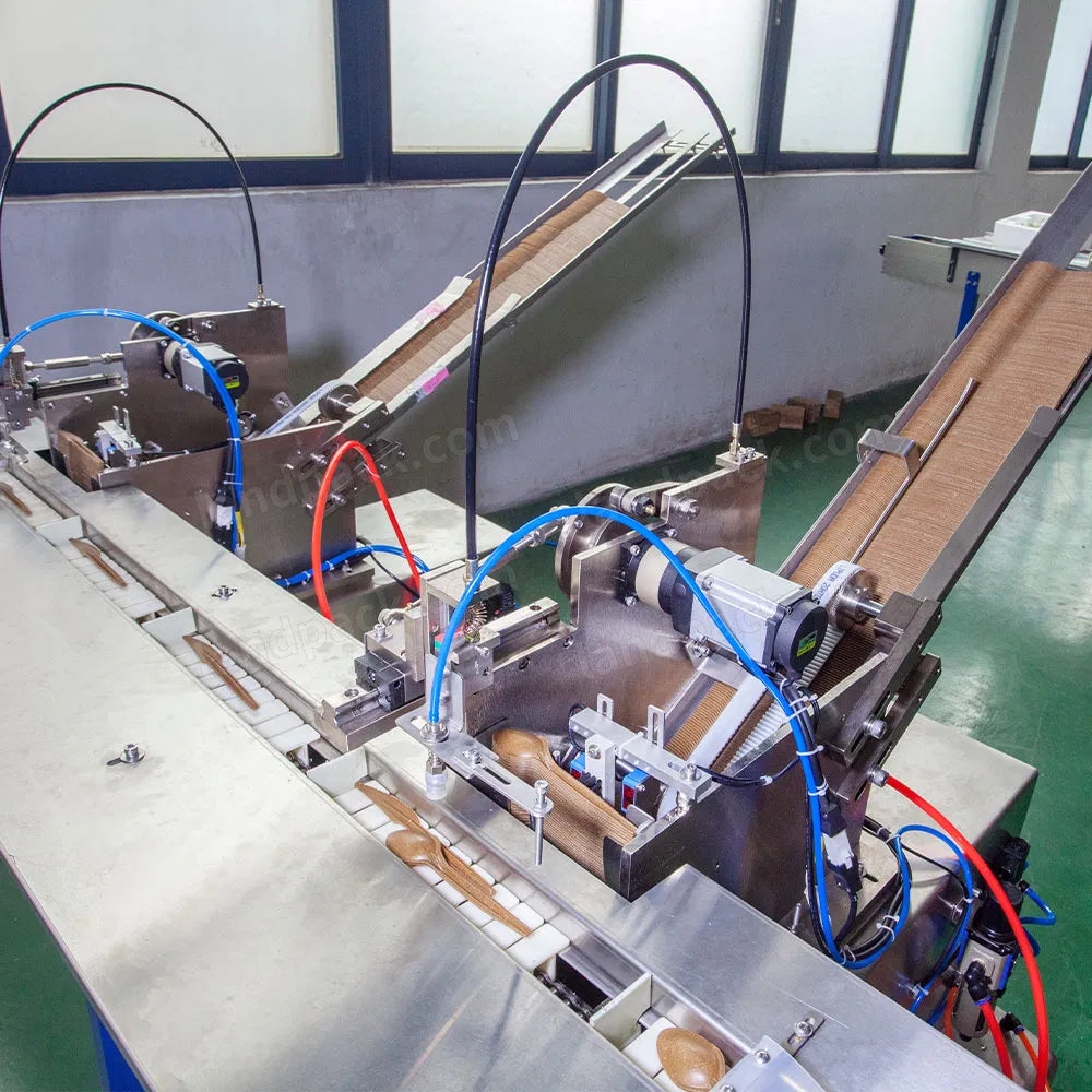 Automatic Plastic Cutlery Flow Wrapping Machine – Spoon, Knife & Fork Packaging