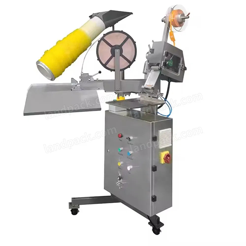 Automatic Fruit Vegetable Orange Mesh Bag Netting Clipping Packing Machine