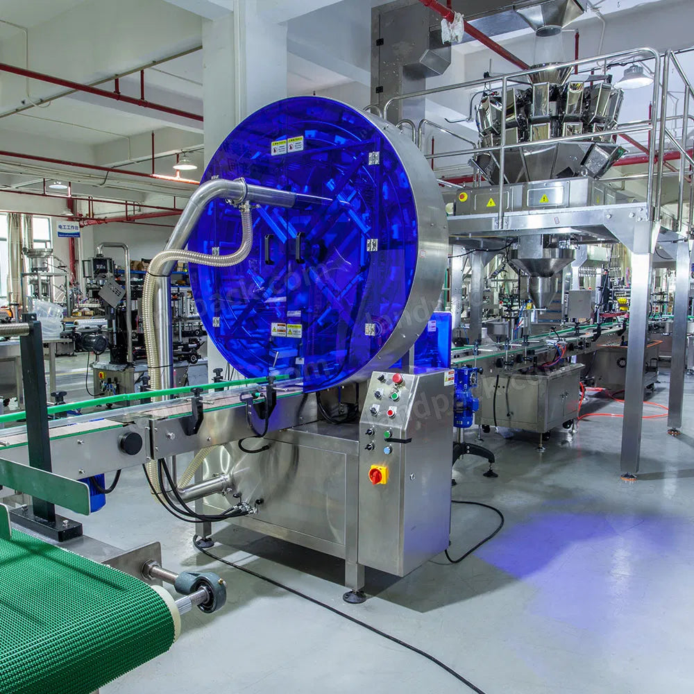 Automatic Inline Filler Bottle Filling Capping Labeling Machine with Heat Shrinker