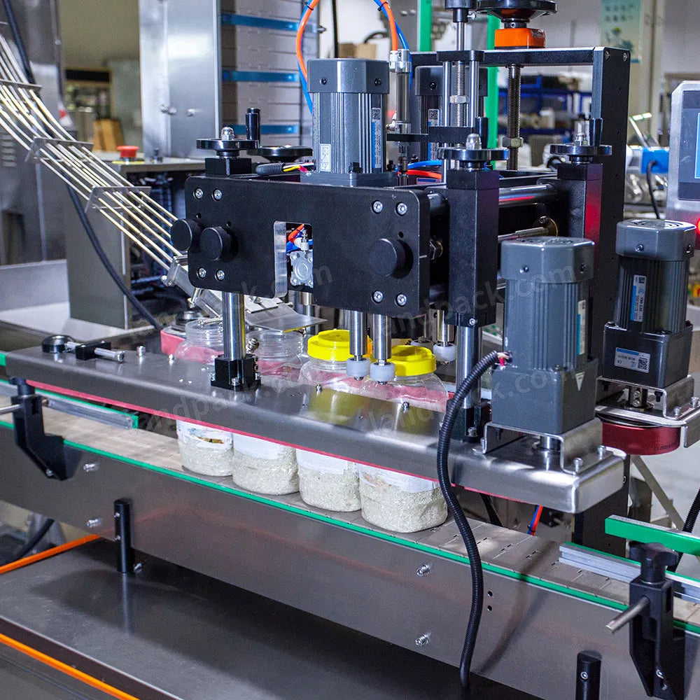 Automatic Inclined Capping Machine Automatic Inline Filler Bottle Filling Capping Labeling Machine with H ...