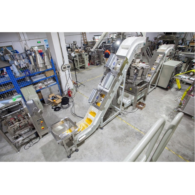 Automatic Granule Spaghetti Potato Chips Snack Vertical Packing Packaging Machine Line