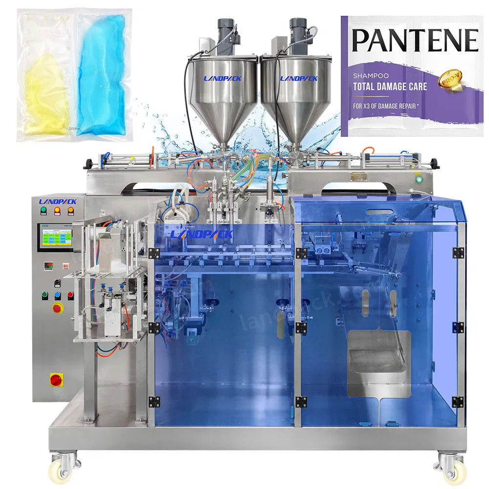 Automatic Shampoo Double-Pouch Horizontal Pouch Packing Machine