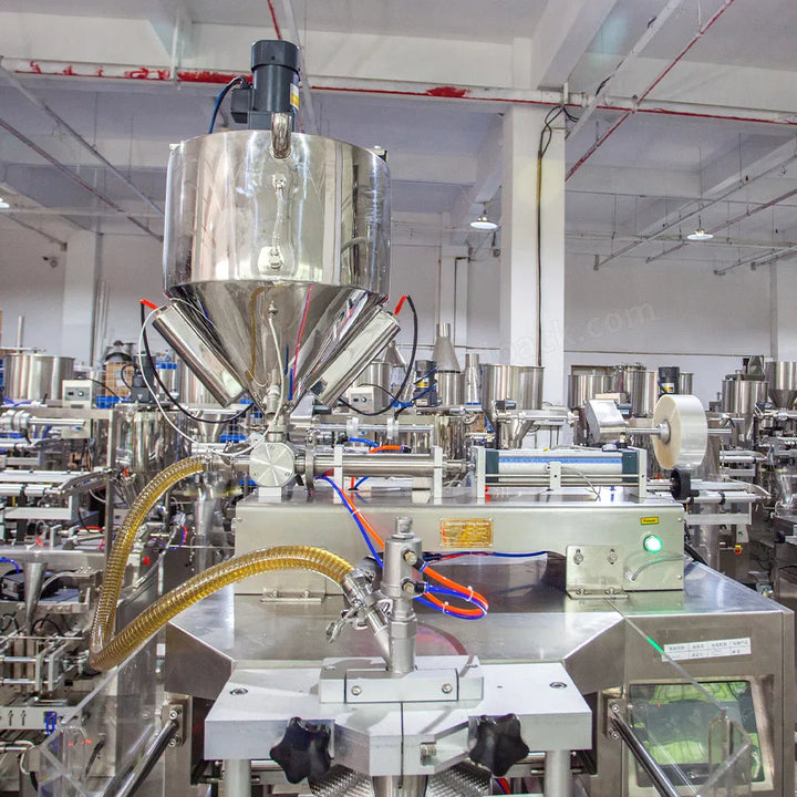 Automatic Honey Tomato Sauce Sachet Vertical Form Fill Seal Packing Line