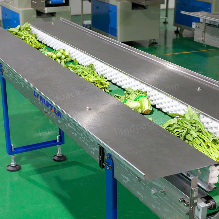Automatic Horizontal Vegetable Flow Pack Machine with Hole‑Punching