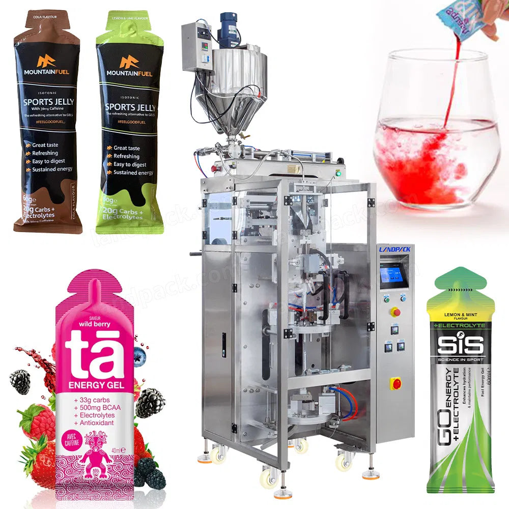 Automatic Liquid Sachet Packing Machine Irregular Shape Bag