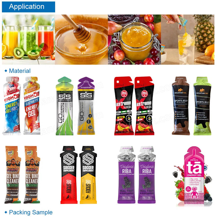 Automatic Liquid Sachet Packing Machine Irregular Shape Bag