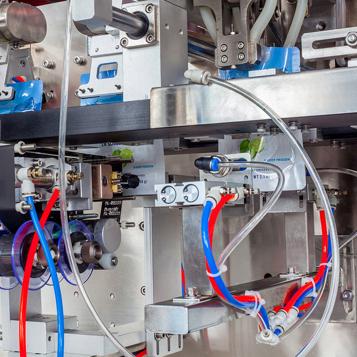 Automatic Slices Lemon Granule Horizontal Doypack Premade Pouch Filling Sealing Machine
