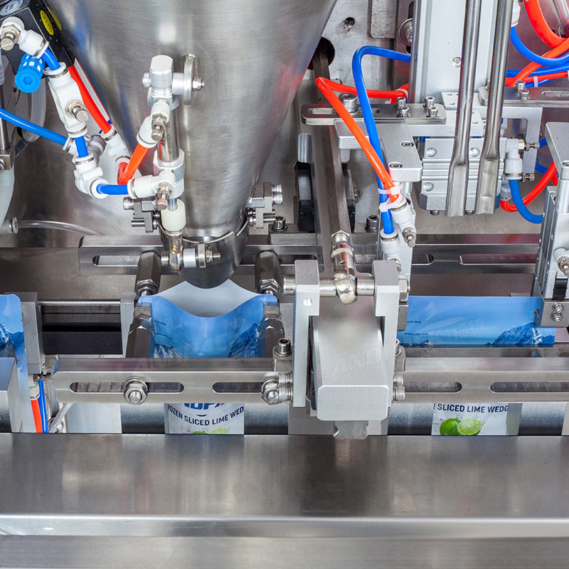 Automatic Slices Lemon Granule Horizontal Doypack Premade Pouch Filling Sealing Machine