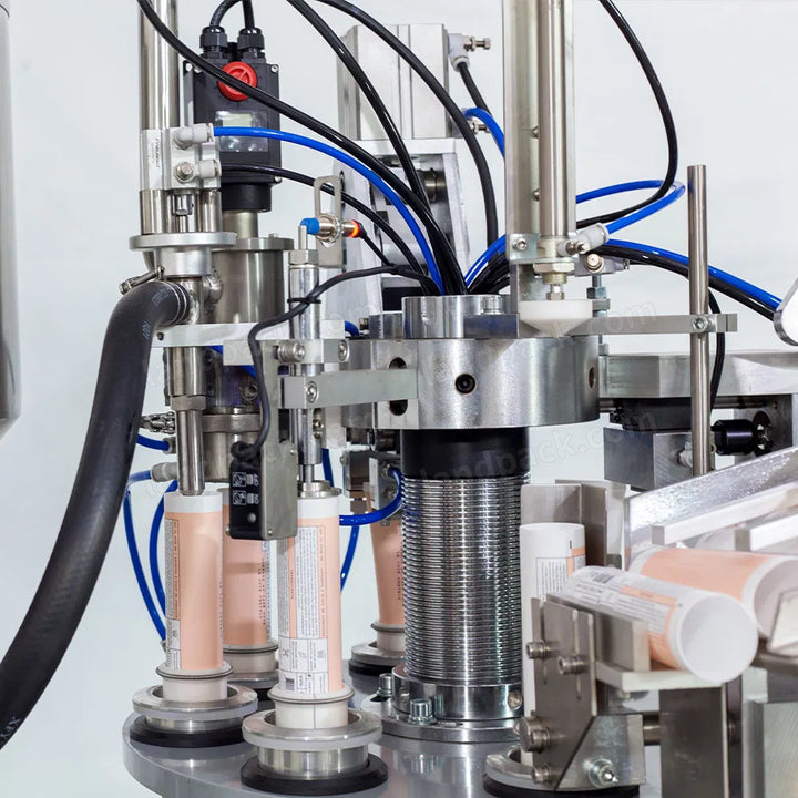 Automatic Honey Plastic Tube Filling Sealing Machine with Cooling Machine