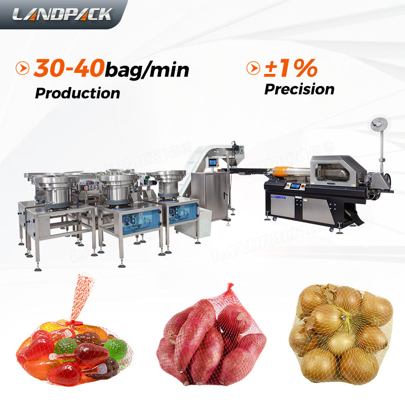 Fully Automatic Orange Jelly Mesh Bags Packing Packaging Machine