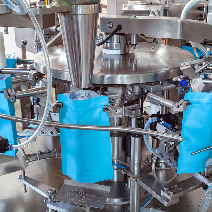 Automatic Mix Nuts Dry Fruits Beans Rotary Premade Pouch Packing Machine