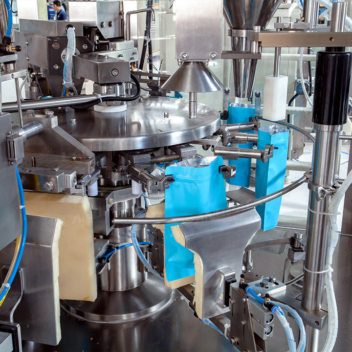 Multifunction Mix Dried Fruit Rotary Stand Up Pouch Doypack Packing Machine