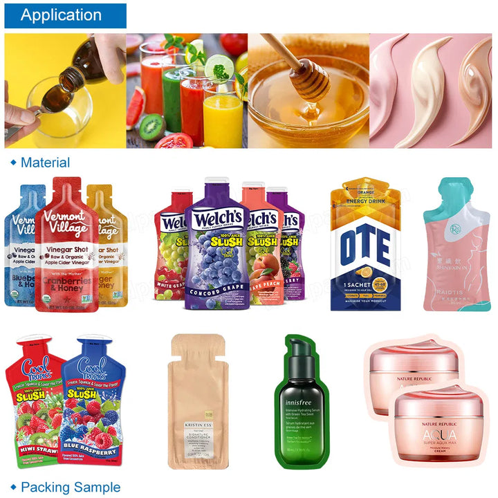 Automatic Honey Syrup Multi Lane Sachet Packaging Machine
